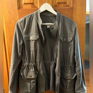 Loft gray lightweight jacket